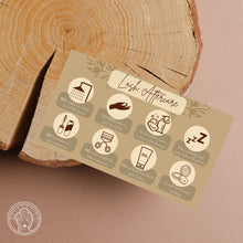 Load image into Gallery viewer, Boho Lash Aftercare Card Canva Template